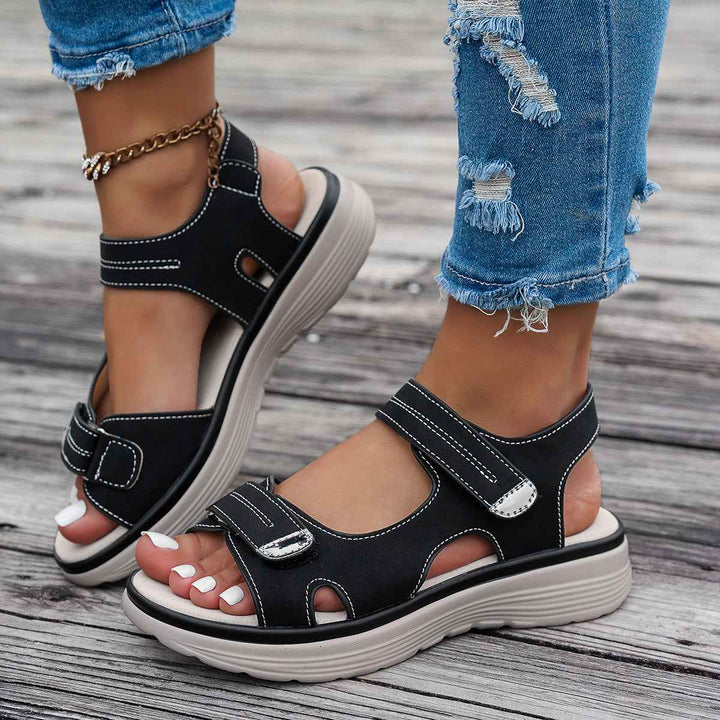 Samantha | Breathable Women's Sandals for Maximum Comfort Black