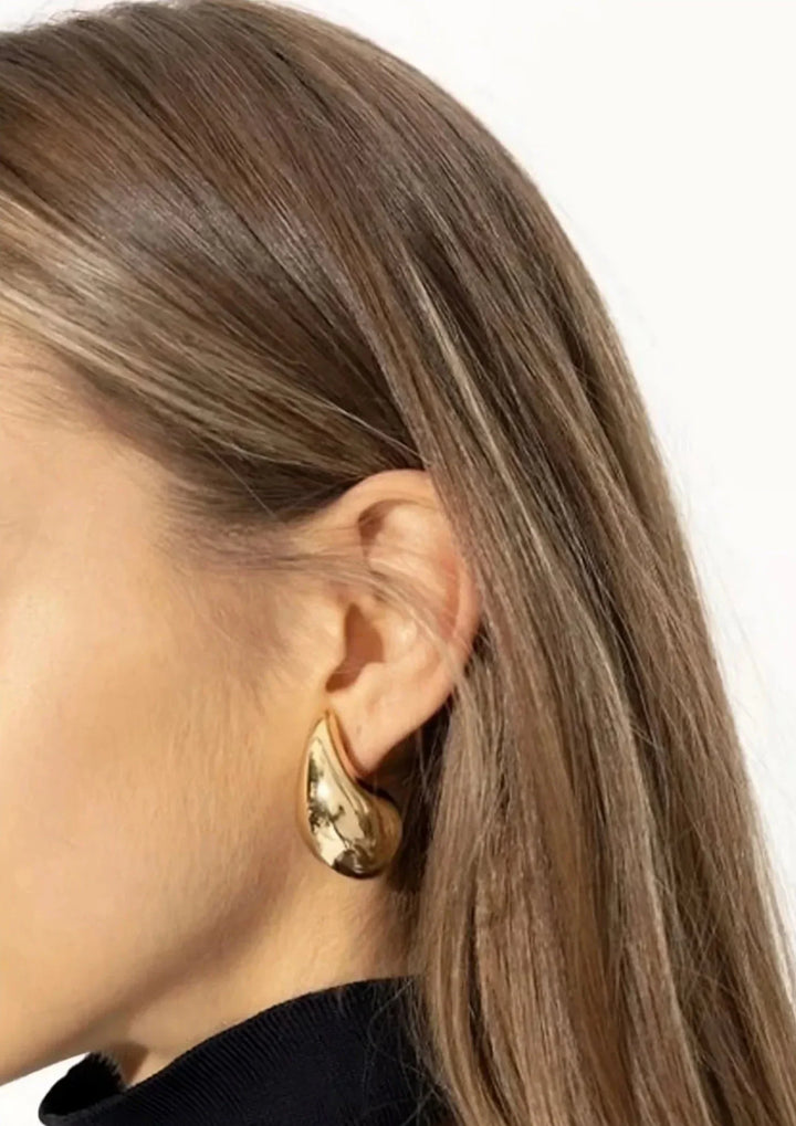 Sloane | Women's Gold Stainless Steel Hypoallergenic Earrings
