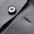 Men's Fold-Over Collar Cotton Cardigan