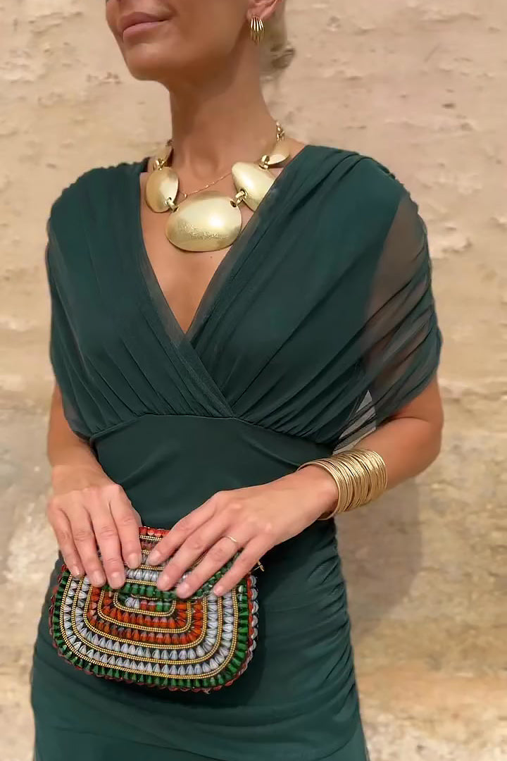 Sophia | Women's V-Neck Shift Maxi Dress for Date Night