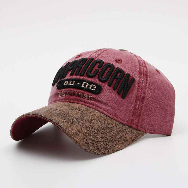 All-Match Washed Retro Caps - Your Go-To Sun Hats for Effortless Style Red