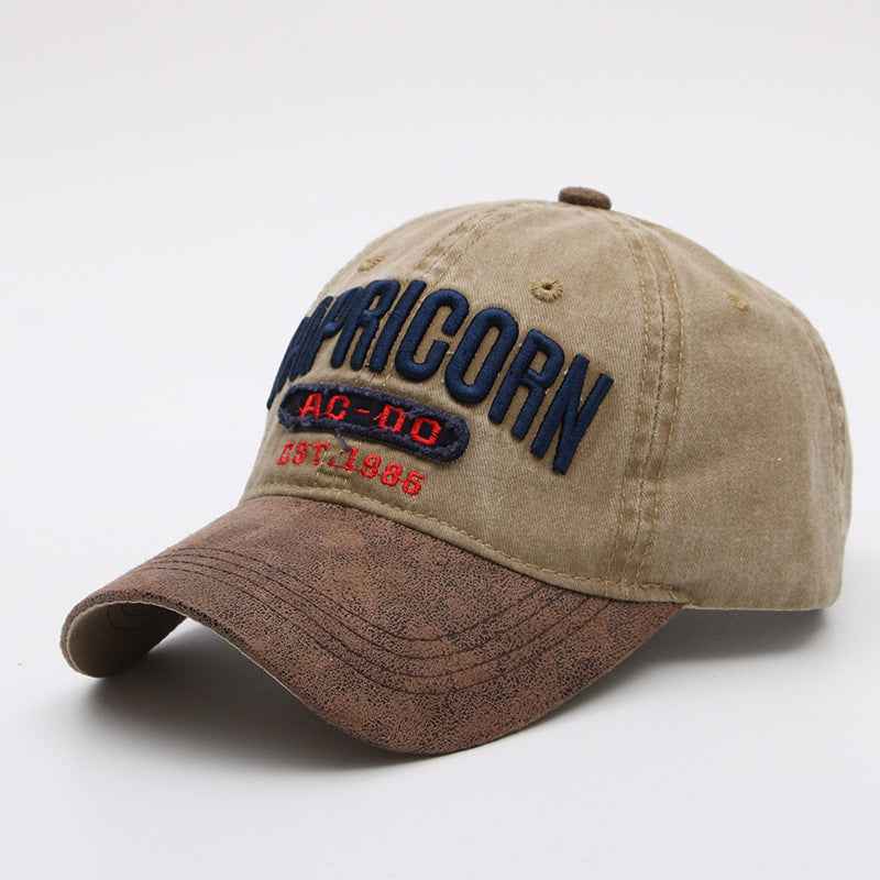 All-Match Washed Retro Caps - Your Go-To Sun Hats for Effortless Style Khaki