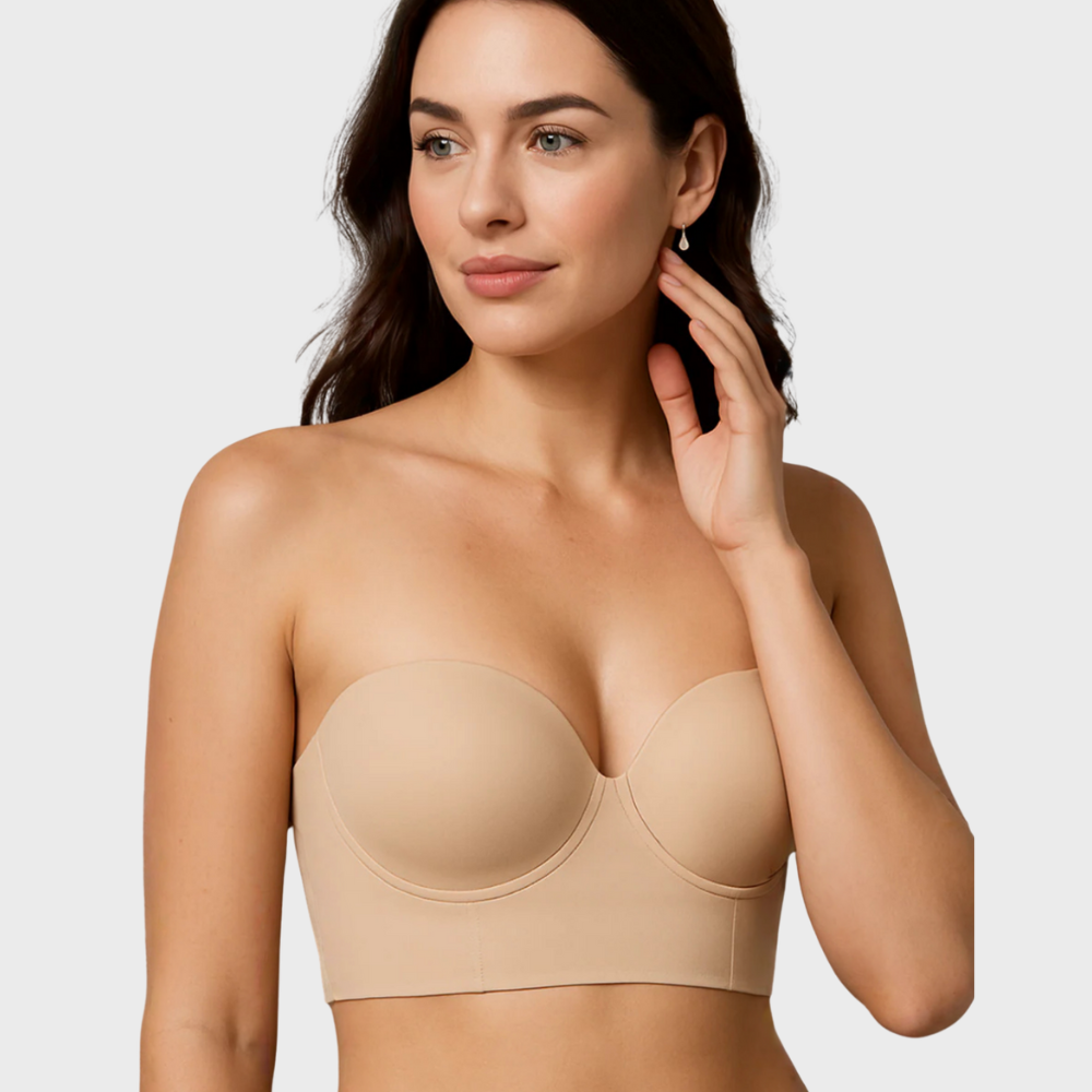 Allete | Women's Strapless Shaping Bra - Natural Shape, Firm Support