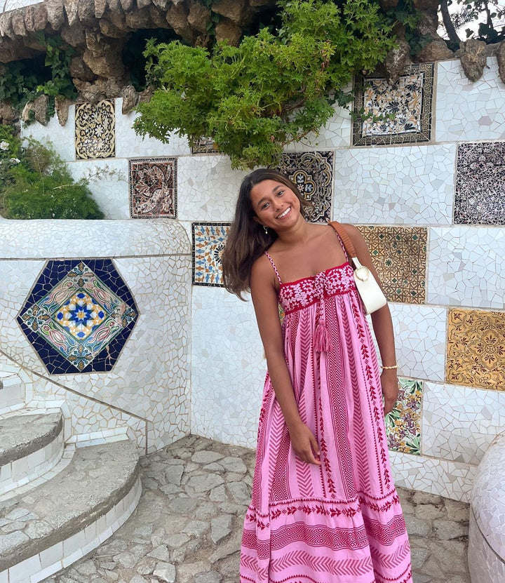 Amy-Lee | Women's Elegant A-Line Maxi Summer Dress