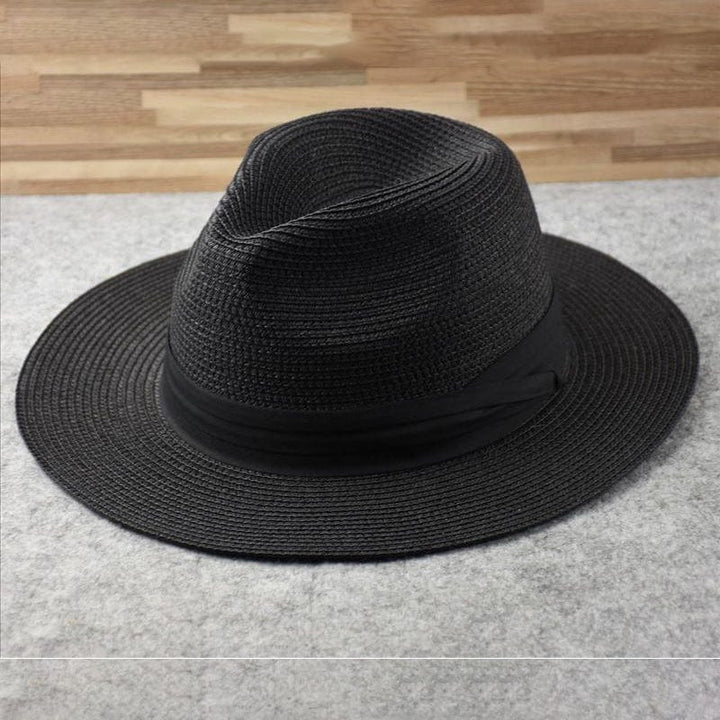 Andre | Men’s Classic handmade Panama hat– Classic Stylish Summer Hat Black