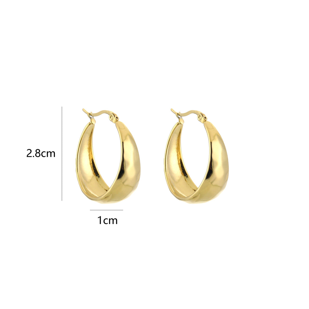 Ann-Sofie | Women's Disco Hoop Earrings 28mm
