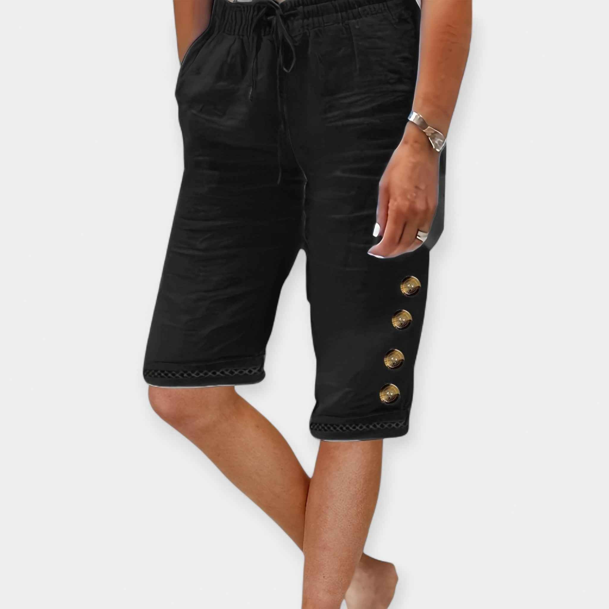 Women's Airy Beach Shorts Black