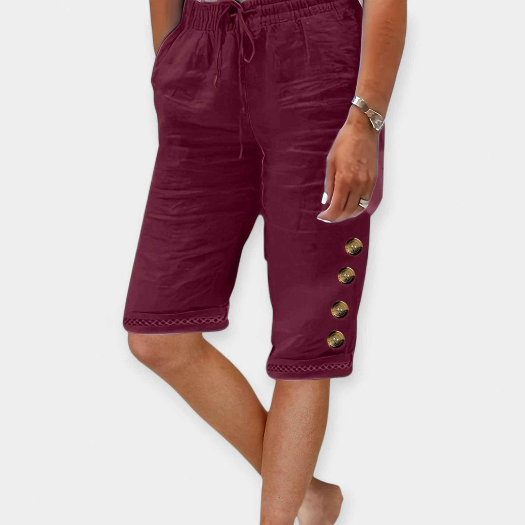 Women's Airy Beach Shorts Bordeaux