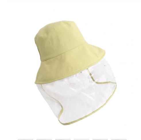 Anti-Fog UV Protection Bucket Hat for Outdoor Travel & Dust Defense Children green S