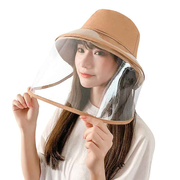 Anti-Fog UV Protection Bucket Hat for Outdoor Travel & Dust Defense Khaki M