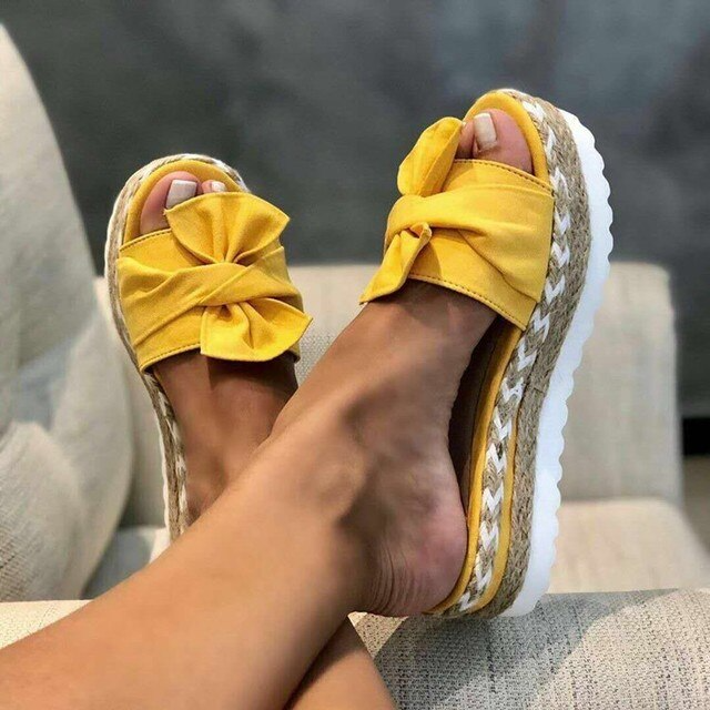 Aria | Women's Sandals with Padded Sole for Comfort Yellow