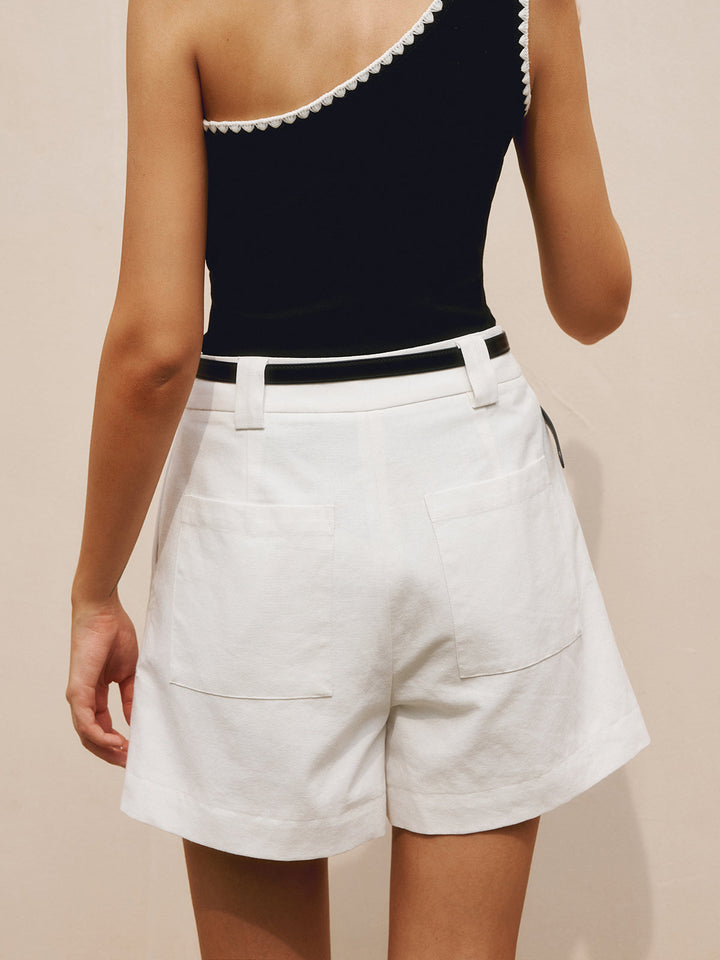 Luisa | Women's Casual Cotton and Linen Summer Shorts
