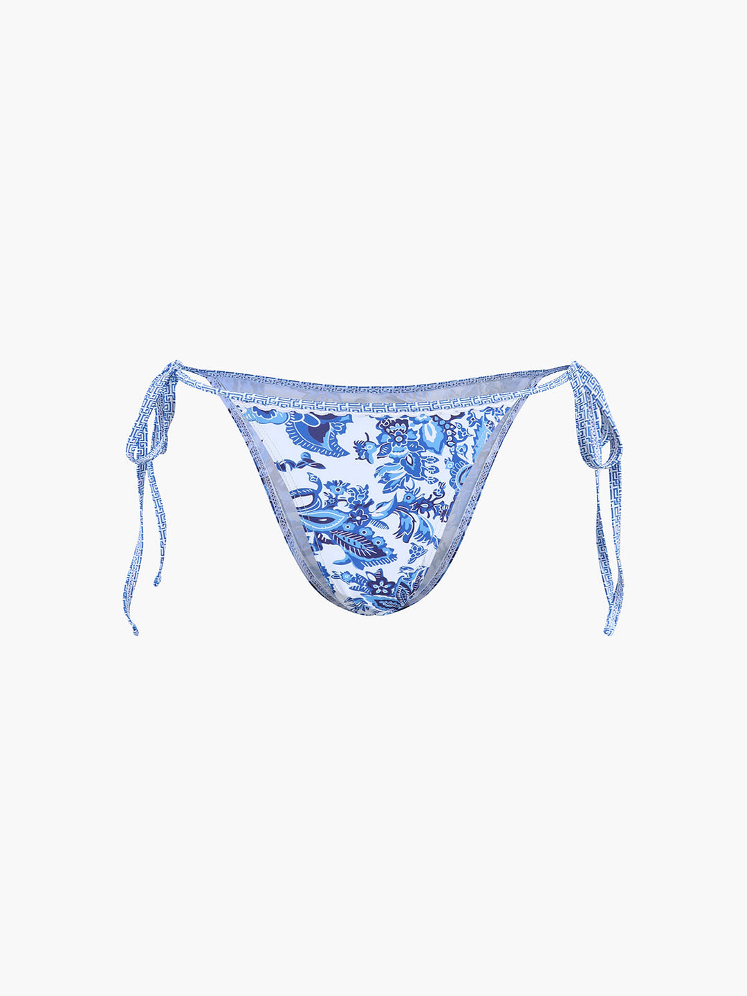 Florencia | Women's Halter Bikini Set – Stylish Blue Print Design