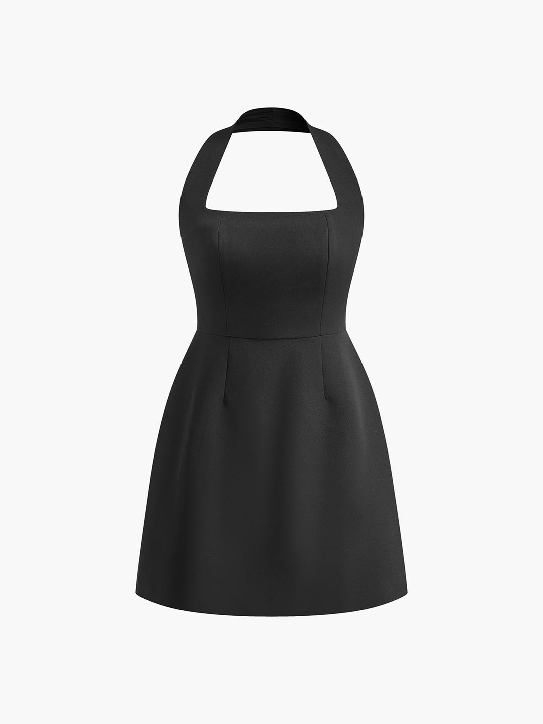 Millan | Women's Elegant A-line Halter Mini Dress - Comfortable Fit