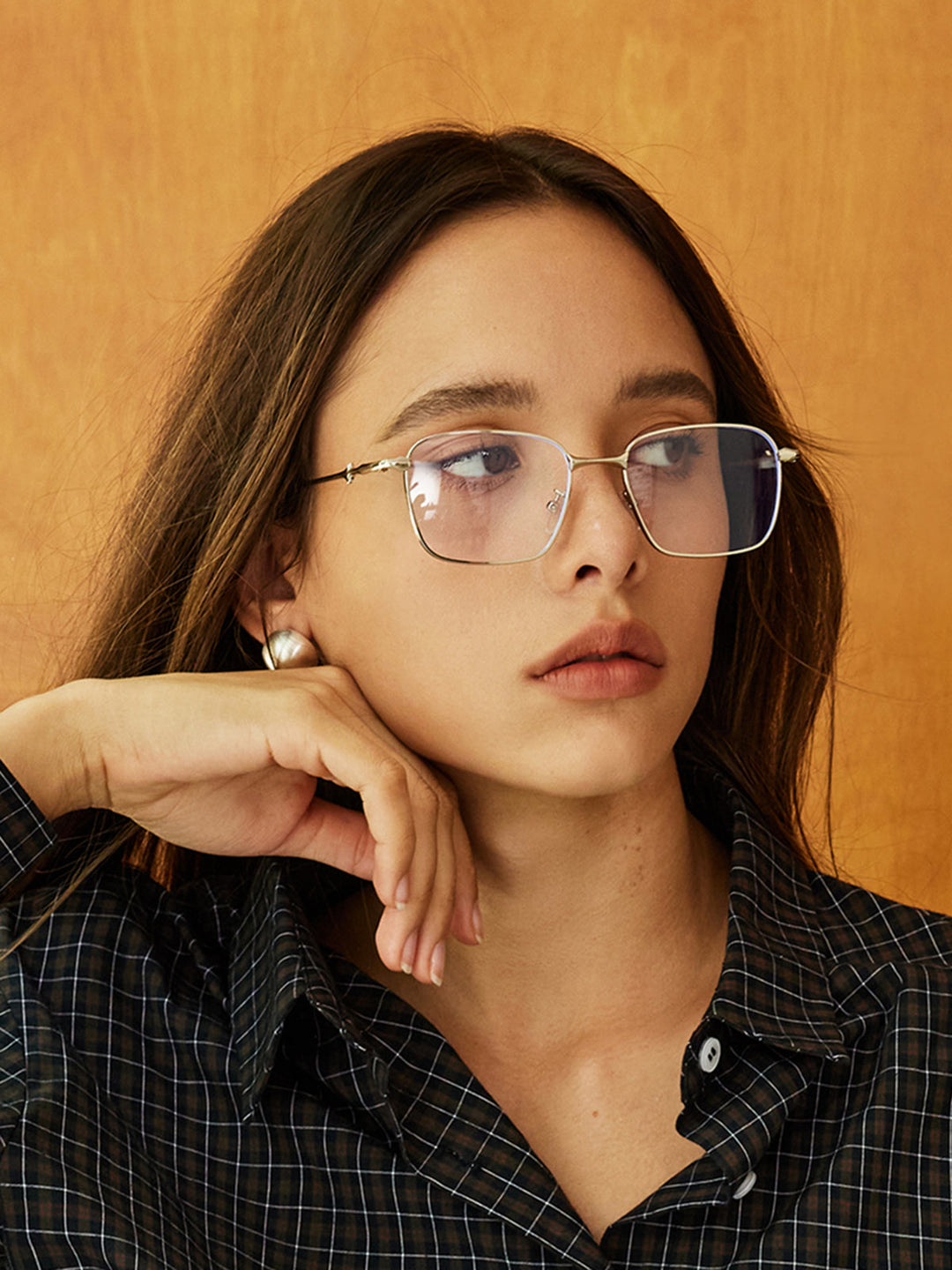 Anca | Women's Elegant Square Glasses with UV Protection