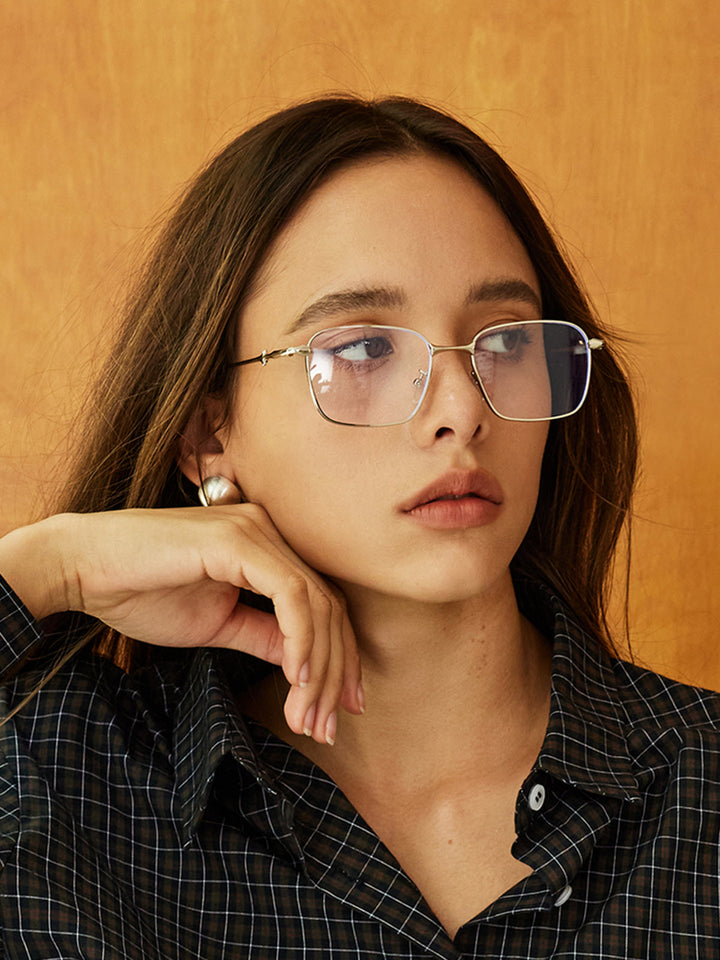 Anca | Women's Elegant Square Glasses with UV Protection