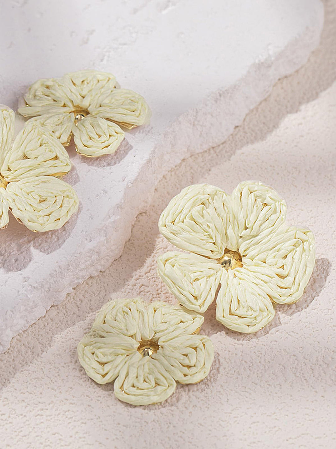 Emma | Women's Lace Flower Earrings – Elegant & Lightweight