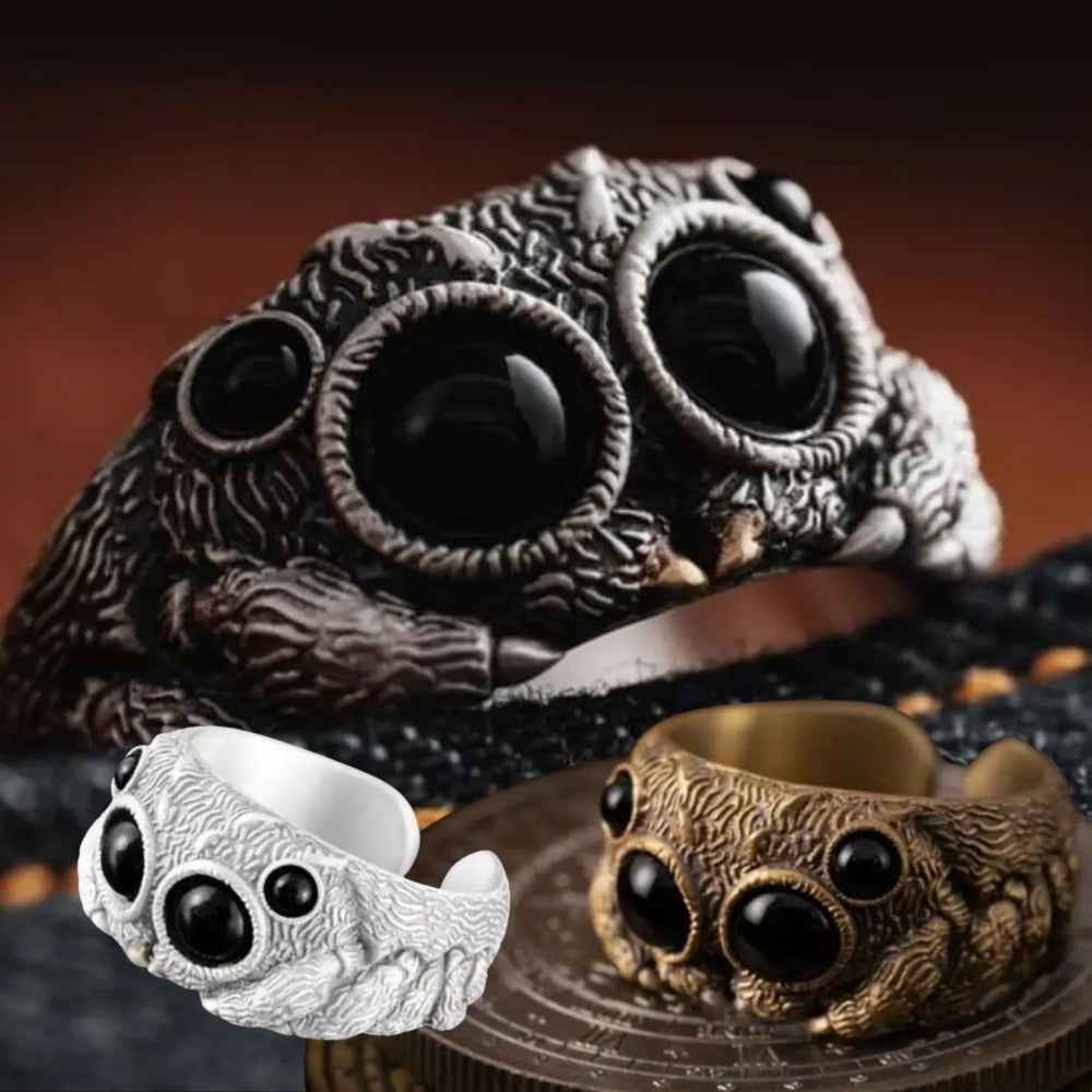 Elegant Nightfang Spider-Inspired Ring One of Each