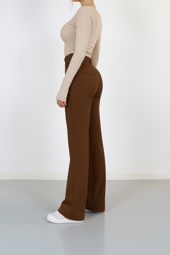Beau | Women's High-Waist Straight Leg Pants