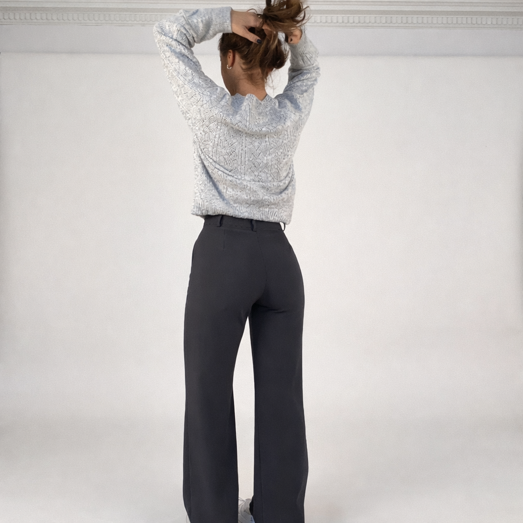 Beau | Women's High-Waist Straight Leg Pants