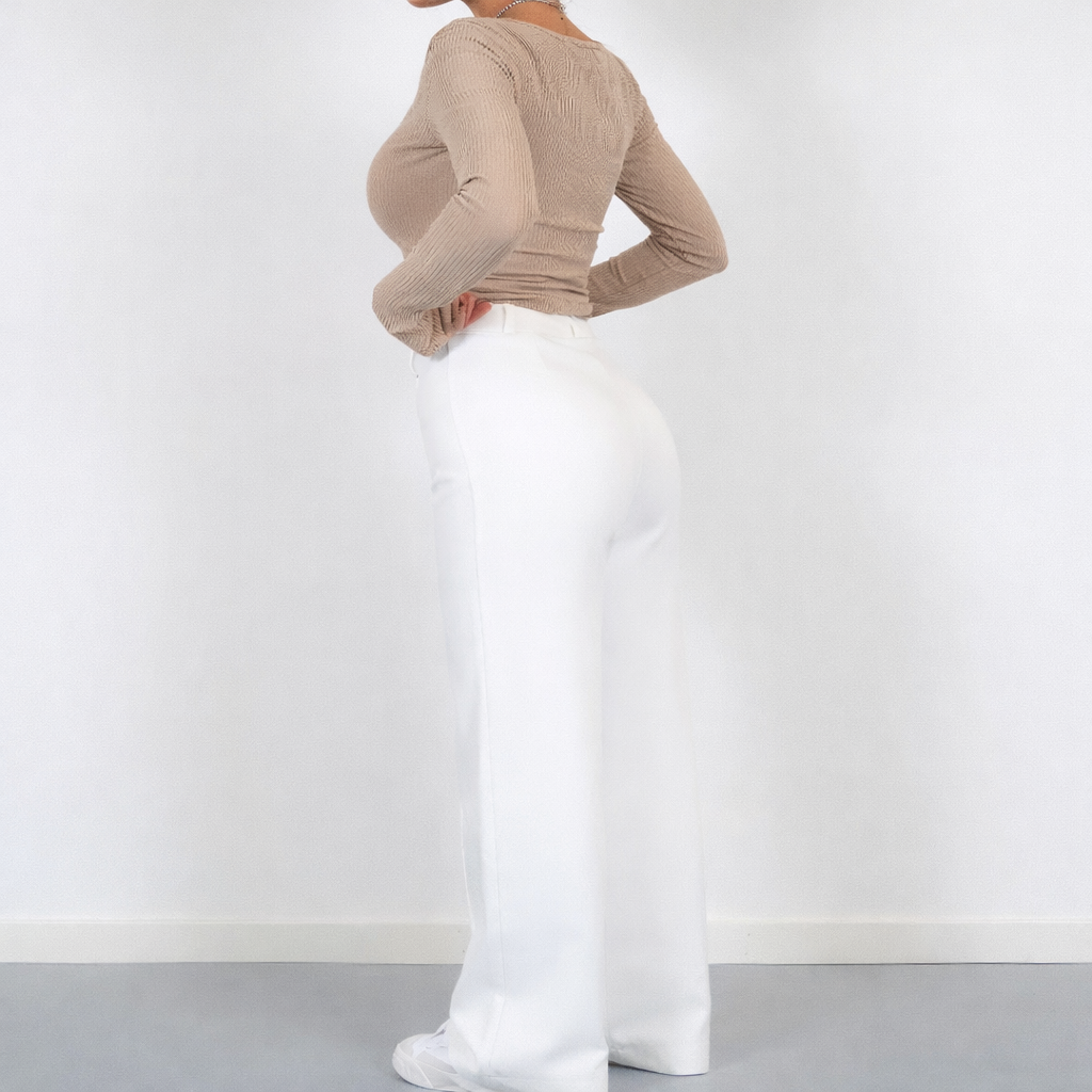 Beau | Women's High-Waist Straight Leg Pants