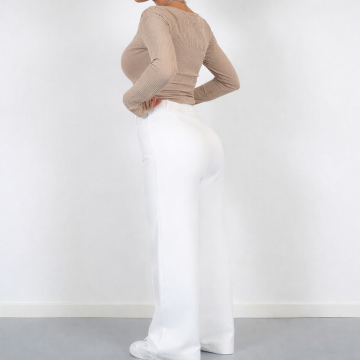 Beau | Women's High-Waist Straight Leg Pants