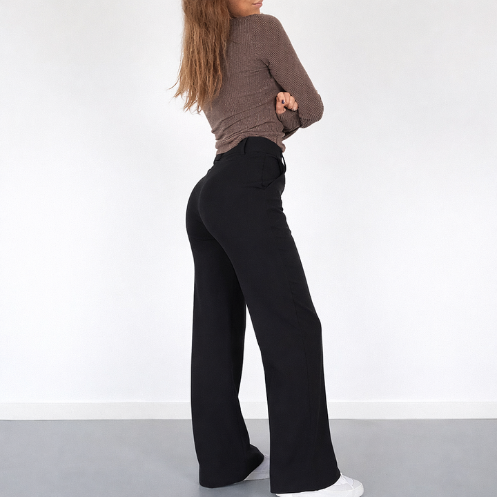 Beau | Women's High-Waist Straight Leg Pants
