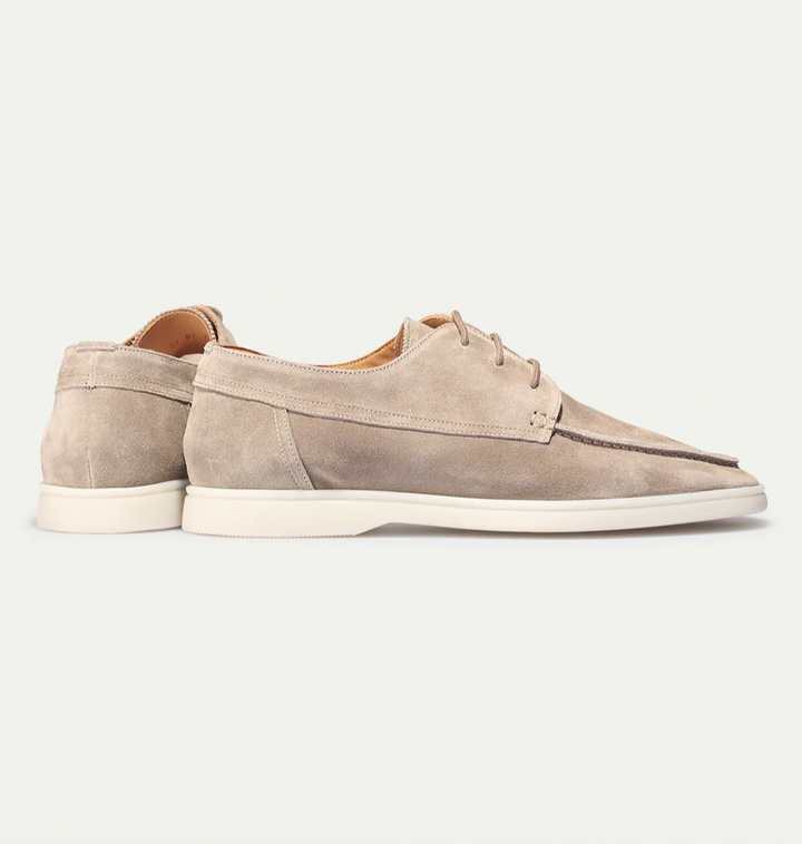 Men's Casual Loafers with Laces | Round Toe Design