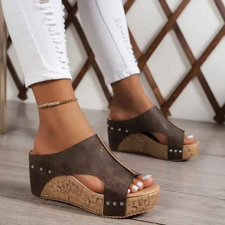 Birdie | Women's Orthopedic Cushioned Sandals Brown