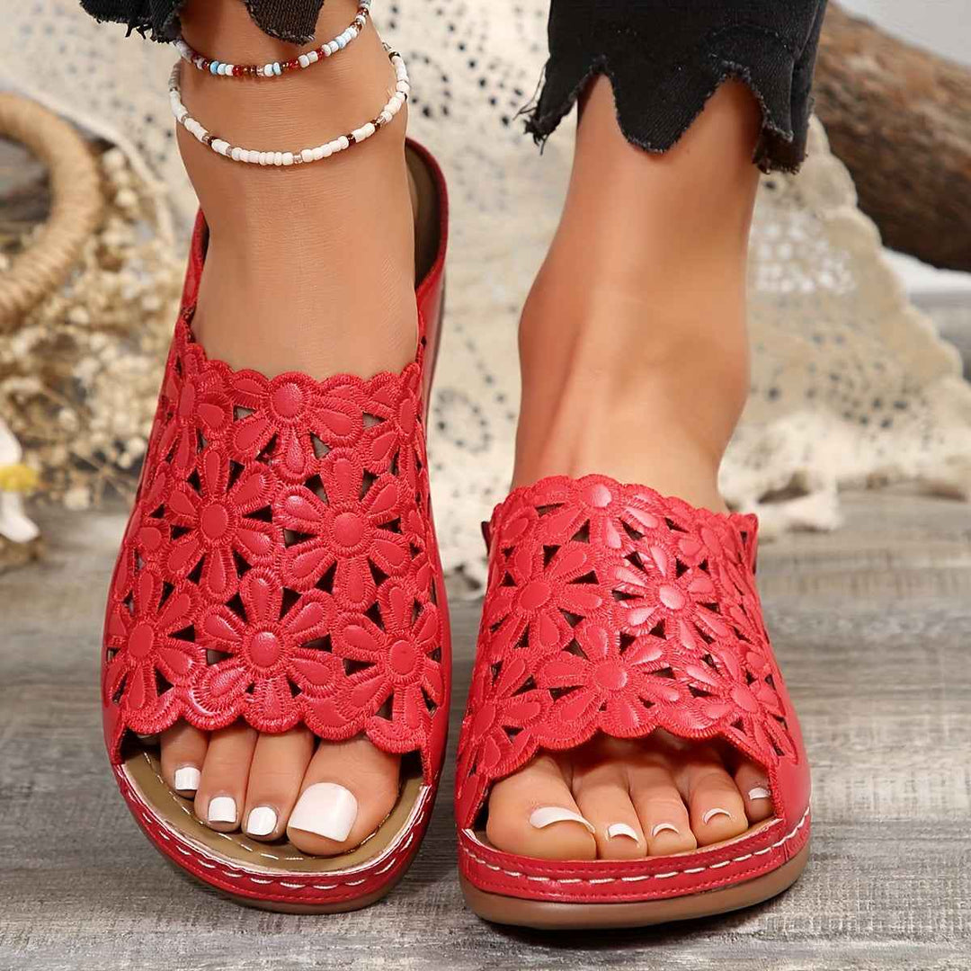 BloomEase | Women's Comfort Sandals with Floral Design