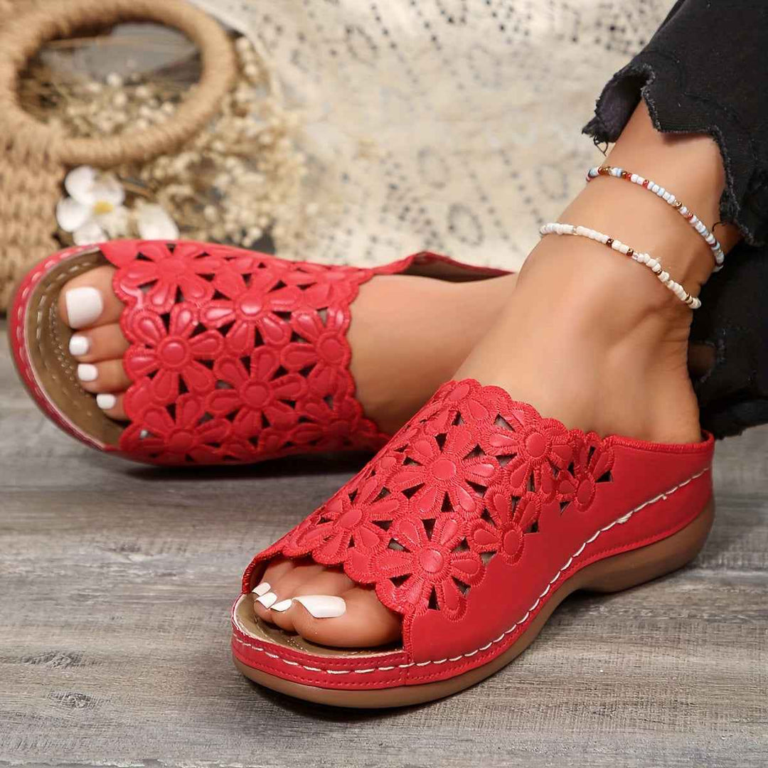 BloomEase | Women's Comfort Sandals with Floral Design