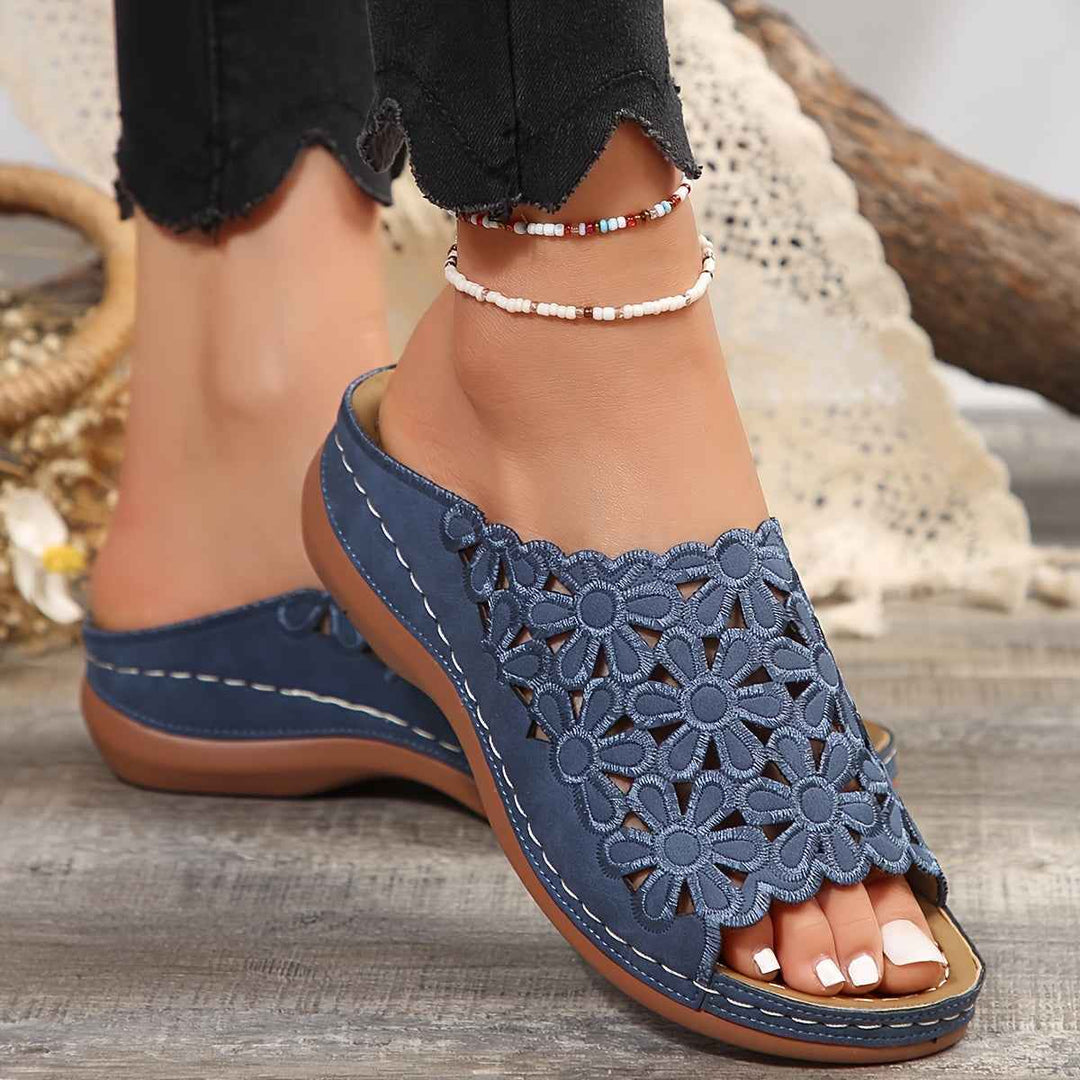 BloomEase | Women's Comfort Sandals with Floral Design
