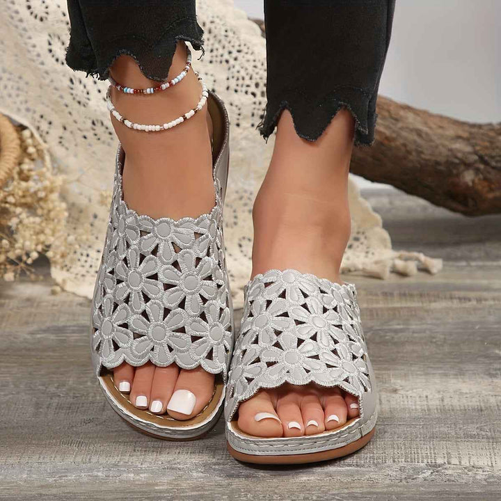 BloomEase | Women's Comfort Sandals with Floral Design
