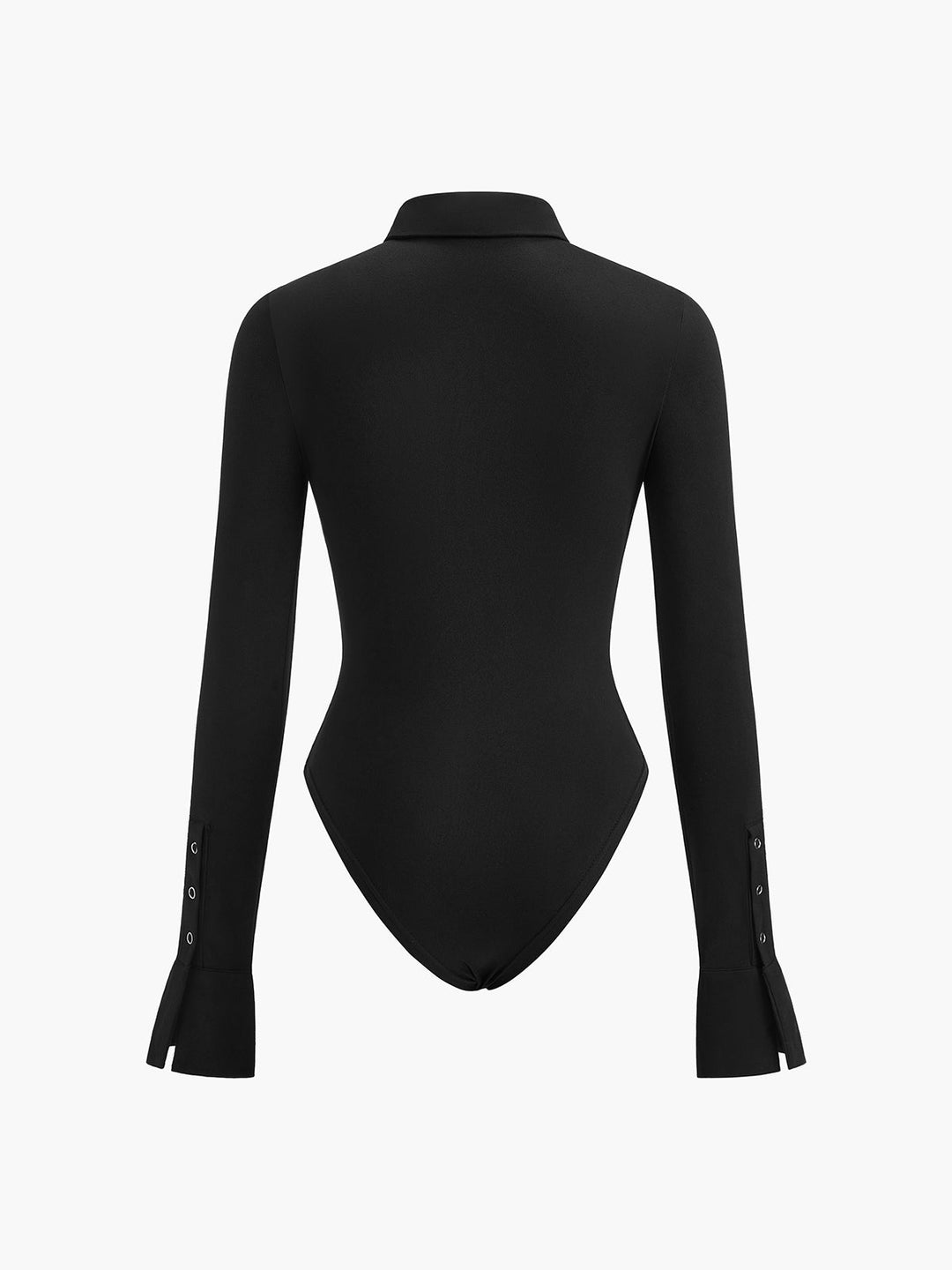 Erodi | Women's Slim Fit Jersey Bodysuit with Long Sleeves