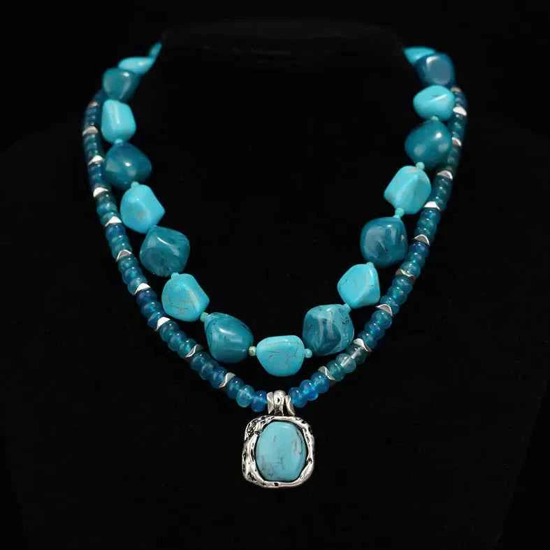 Bohemian Stone Necklace Collection