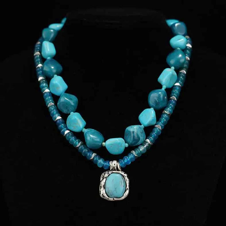 Bohemian Stone Necklace Collection