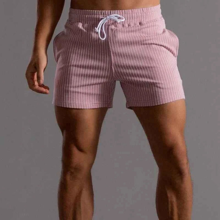 Men's Super Stretch Workout Shorts Pink