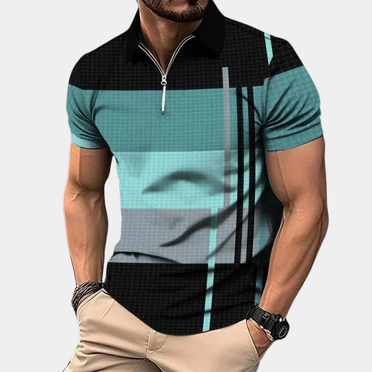 Men's Stylish Polo Shirt Blue