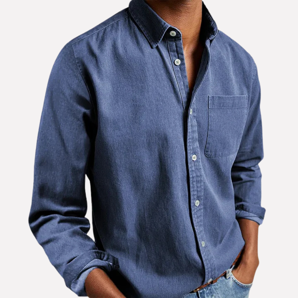 Men's Stylish Casual Shirt Blue