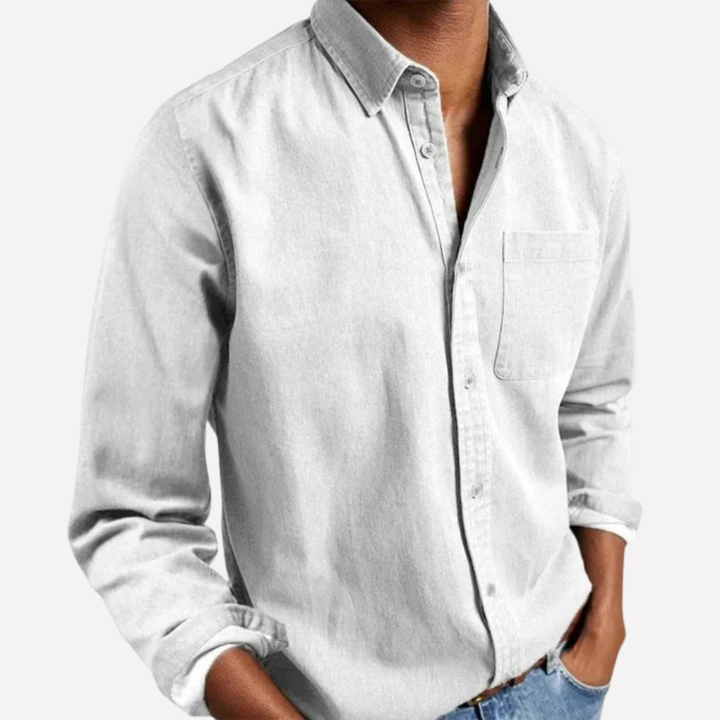 Men's Stylish Casual Shirt White