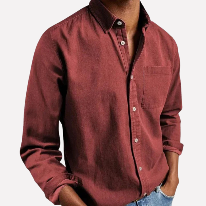 Men's Stylish Casual Shirt Red