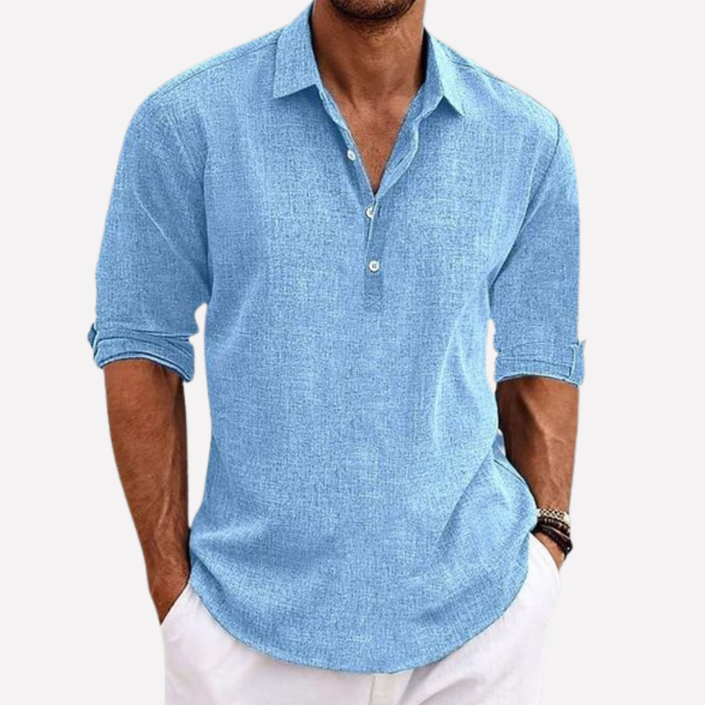 Men's Classic Polo Shirt Sky Blue