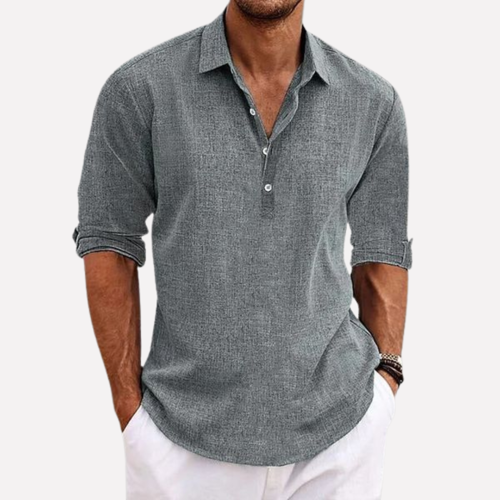 Men's Classic Polo Shirt Gray