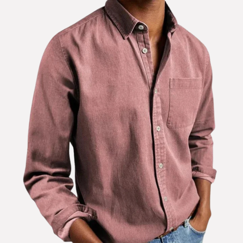 Men's Stylish Casual Shirt Pink