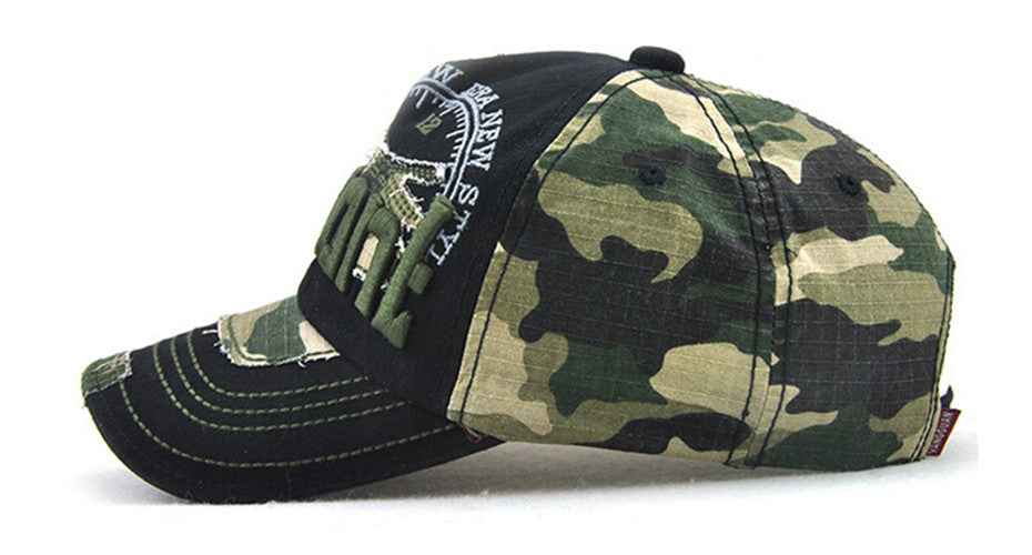 Camouflage Baseball Cap - Stylish Sunshade for Outdoor Adventures & Leisure