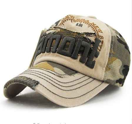 Camouflage Baseball Cap - Stylish Sunshade for Outdoor Adventures & Leisure Gray