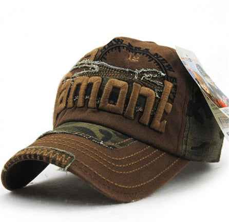 Camouflage Baseball Cap - Stylish Sunshade for Outdoor Adventures & Leisure Brown