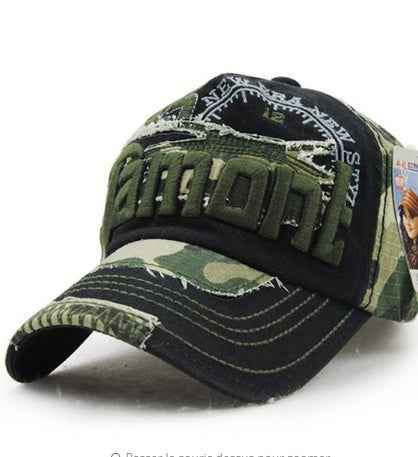 Camouflage Baseball Cap - Stylish Sunshade for Outdoor Adventures & Leisure