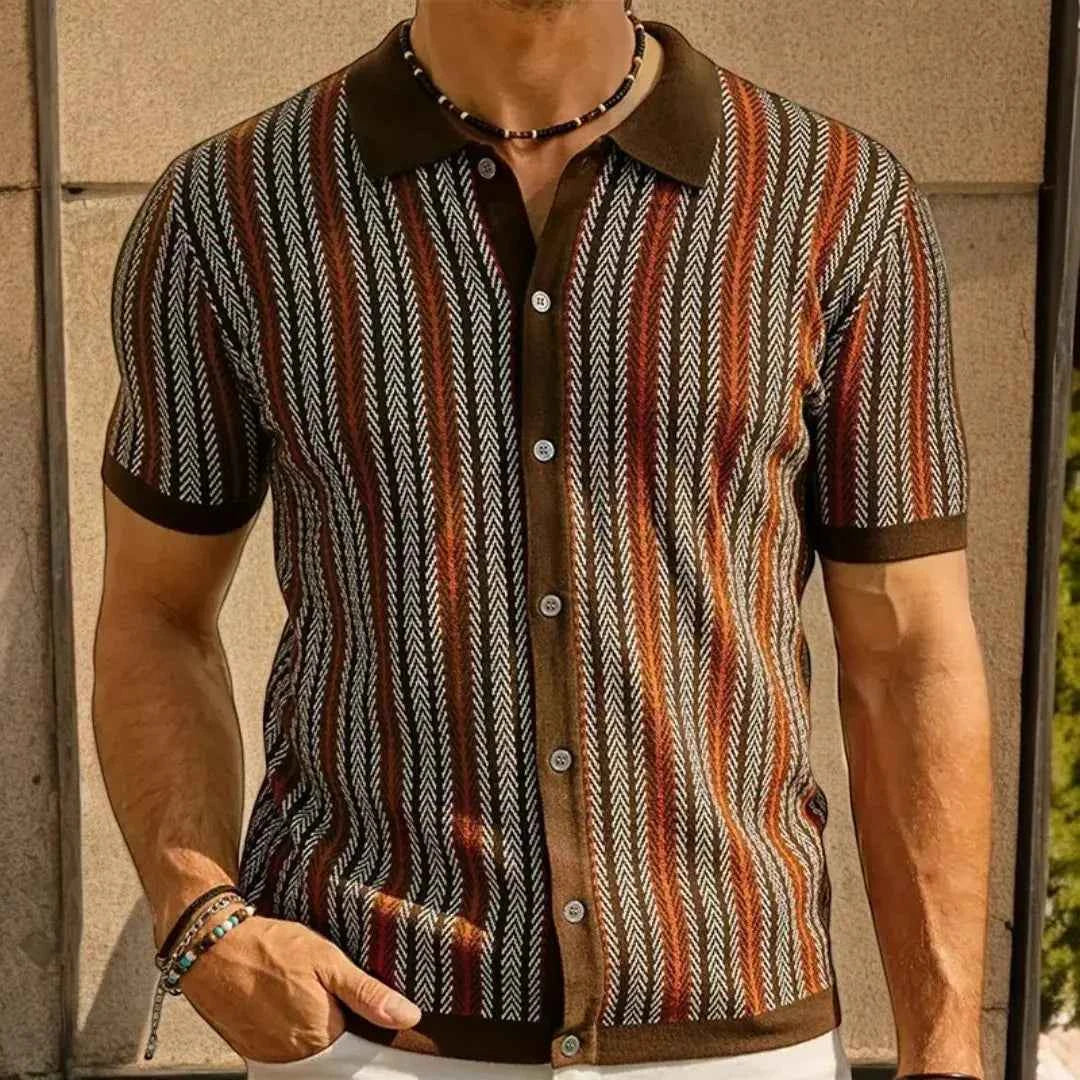 Men's Button Down Polo Shirt