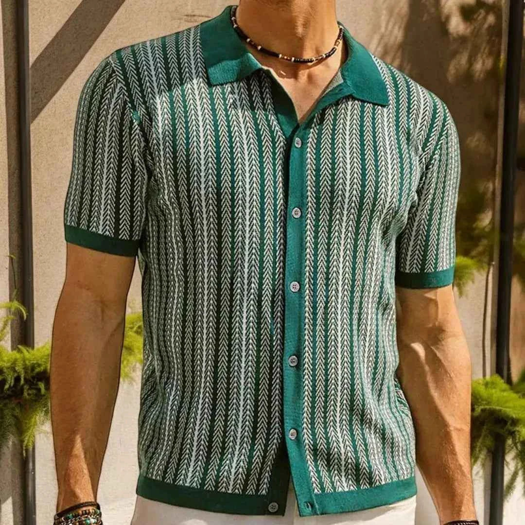 Men's Button Down Polo Shirt